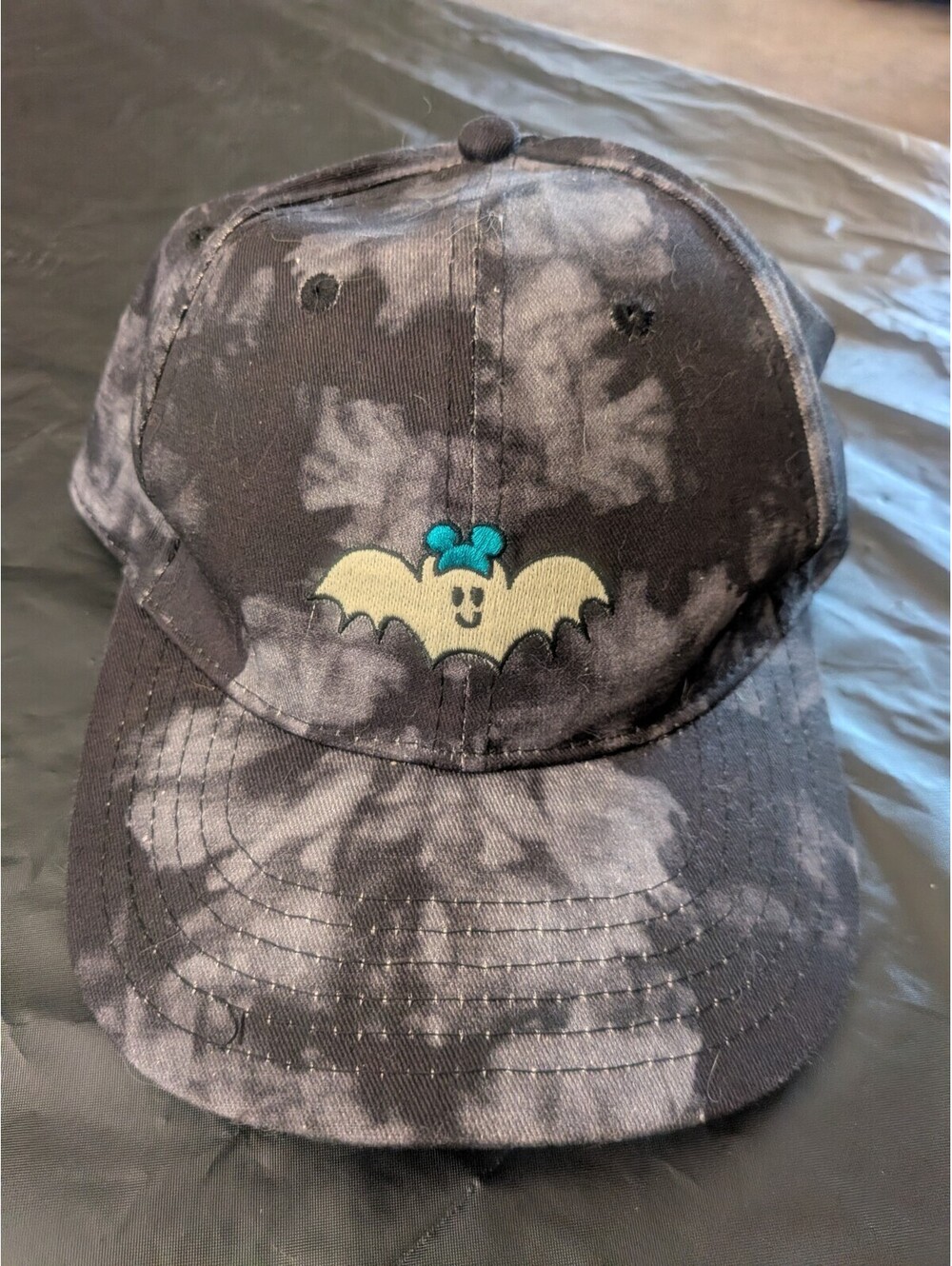 Disney Parks 2023 Halloween Bat Boo Mickey Mouse Ear Baseball Hat Cap Glow/ Dark